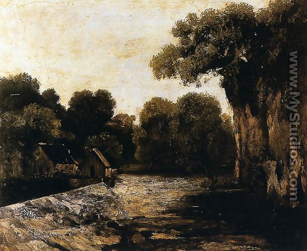 Locks on the Loue - Gustave Courbet