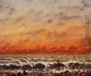 Seascape I - Gustave Courbet