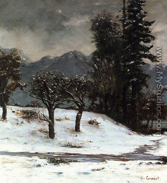 Snow - Gustave Courbet