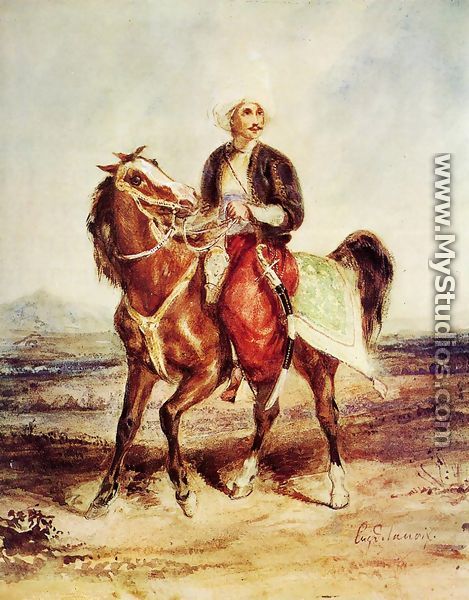 Turkish Horseman - Eugene Delacroix