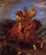 An Arab Horseman at the Gallop - Eugene Delacroix