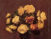 Roses I - Ignace Henri Jean Fantin-Latour