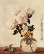 Roses III - Ignace Henri Jean Fantin-Latour
