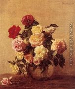 Roses IV - Ignace Henri Jean Fantin-Latour