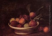 Plums and Peaches - Ignace Henri Jean Fantin-Latour