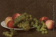 Peaches and Grapes - Ignace Henri Jean Fantin-Latour