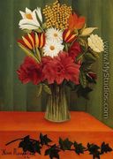 Bouquet of Flowers with an Ivy Branch II - Henri Julien  Rousseau