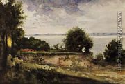 View of the Garden of Madame Aupick, Mother of Baudelaire - Gustave Moreau
