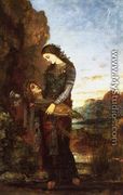 Young Thracian Woman Carrying the Head of Orpheus - Gustave Moreau