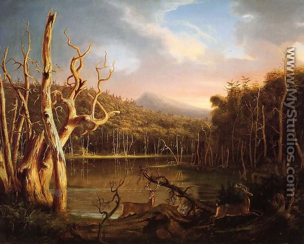 Lake with Dead Trees - Thomas Cole