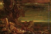The Cross and the World: Study for 'The Pilgrim of the World at the End of His Journey' - Thomas Cole