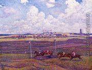 The Race Track at Boulogne-sur-Mer - Theo van Rysselberghe