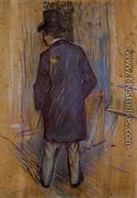 Monsieur Louis Pascal from the Rear - Henri De Toulouse-Lautrec