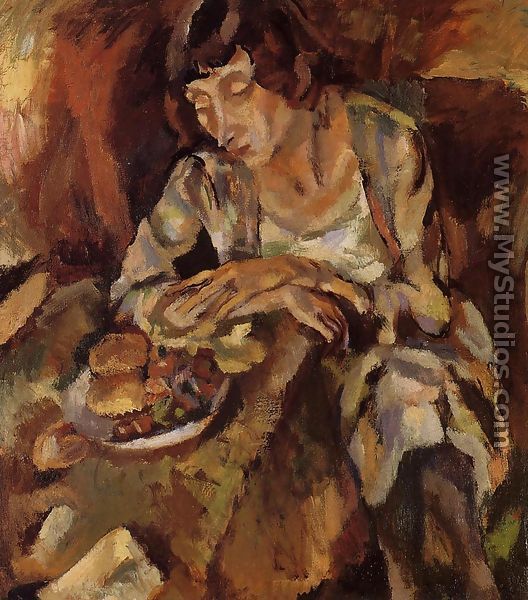 Hermine with Fruit - Jules Pascin