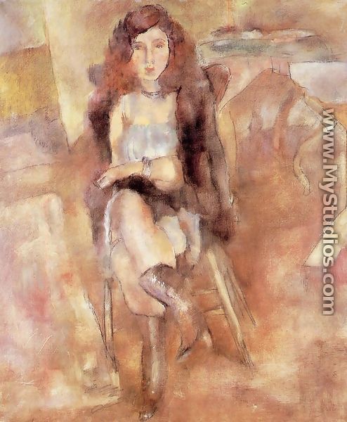 Seated Woman III - Jules Pascin