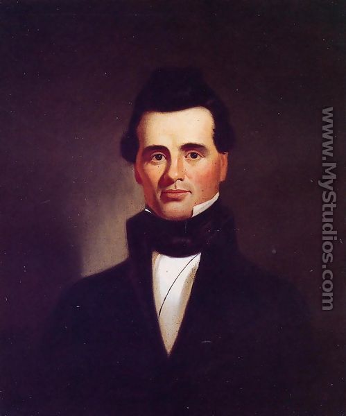 Portrait of Reverend John Glanville - George Caleb Bingham