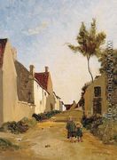 Village Street - Jean Frédéric Bazille