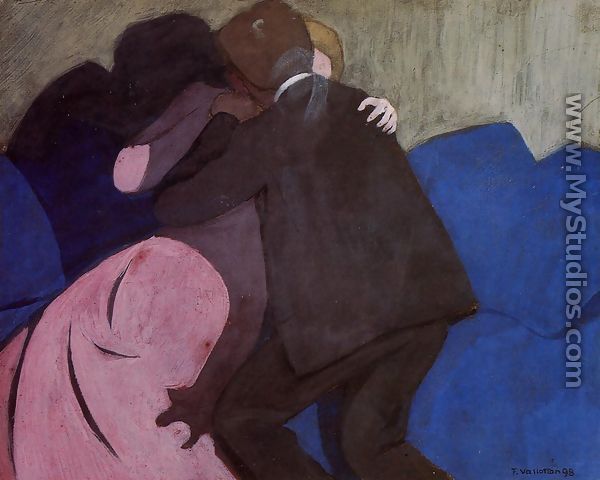 The Kiss - Felix Edouard Vallotton