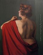 Woman with Red Shawl - Felix Edouard Vallotton