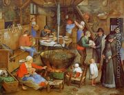 The Visit to the Farm - Jan The Elder Brueghel