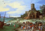 Coastal Landscape with the Tomb of Scipion - Jan The Elder Brueghel