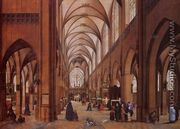 The Interior of the Cathedral of Antwerp - James Goodwin Clonney
