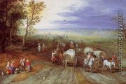 Immense Landscape with Travellers - Jan The Elder Brueghel