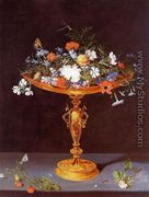 Tazza with Flowers - Jan The Elder Brueghel