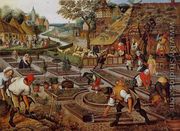 Preparation of the Flower Beds - Pieter the Elder Bruegel