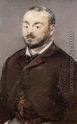 Portrait of the Composer Emmanual Chabrier - Edouard Manet