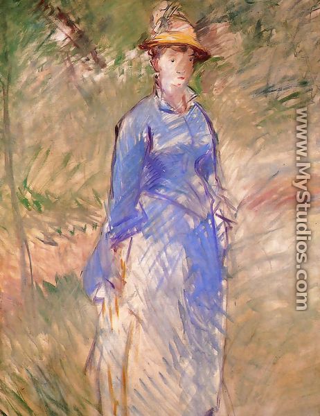 Young Woman in the Garden I - Edouard Manet