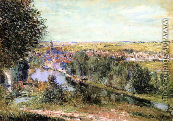 View of Moret - Alfred Sisley