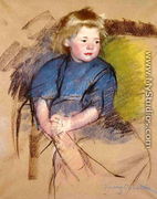 Portrait of a Young Girl (Simone) - Mary Cassatt