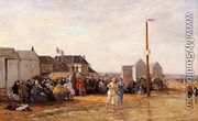 The Bathing Hour at Trouville - Eugène Boudin