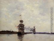 Havre, the Outer Harbor - Eugène Boudin