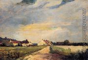 Landscape with Houses - Albert Lebourg