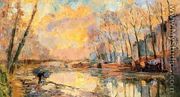 The Canal at Charenton - Albert Lebourg