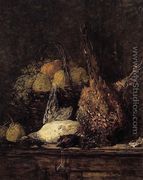 Pheasant, Duck and Fruit - Eugène Boudin