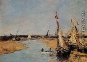 Trouville, the Jettys at Low Tide - Eugène Boudin