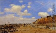 Shoreline with Rising Tide, October - Eugène Boudin