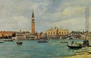 Venice, the Campanile, the Ducal Palace and the Piazetta, View from San Giorgio - Harrison Bird Brown