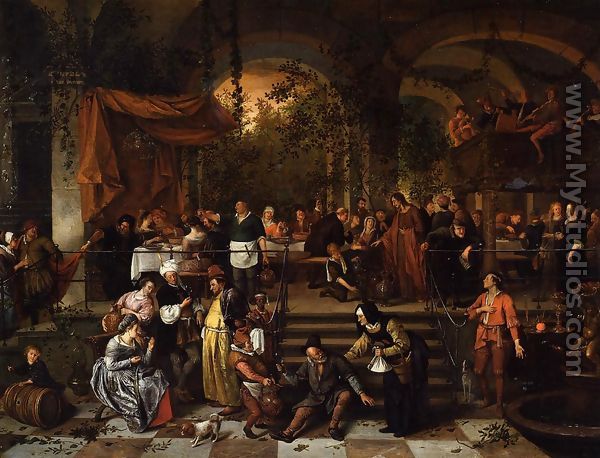 The Wedding Feast at Cana - Jan Steen