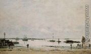 Portrieux, the Port, Low Tide - Eugène Boudin