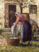 The Laundry Woman - Camille Pissarro