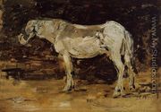 White Horse - Eugène Boudin