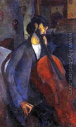 The Cellist I - Amedeo Modigliani