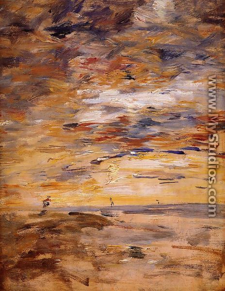 Sky at Sunset - Eugène Boudin