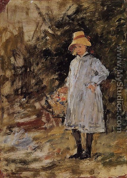 Portrait of a Little Girl - Eugène Boudin