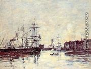 Le Havre: Bassin de la Barre - Eugène Boudin