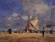 Deauville, on the Jetty - Eugène Boudin